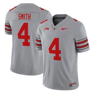 Mens Youths Select Size For Jeremiah Smith Stitched Jersey Gray Heritage Stripe